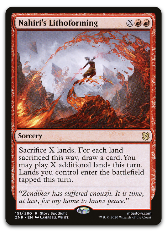 Nahiri's Lithoforming (Zendikar Rising)