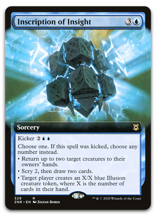 Inscription of Insight (Extended Art) (Zendikar Rising)