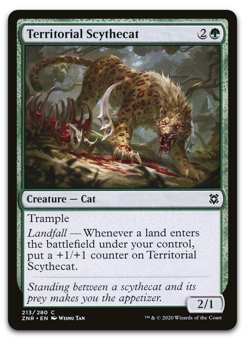 Territorial Scythecat (Zendikar Rising)