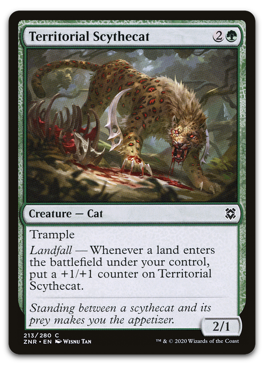 Territorial Scythecat (Zendikar Rising)