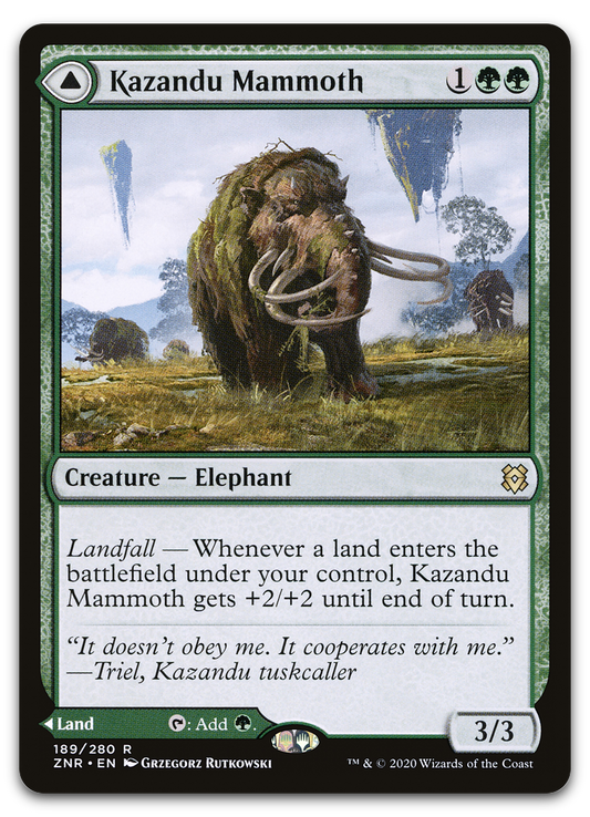 Kazandu Mammoth (Zendikar Rising)