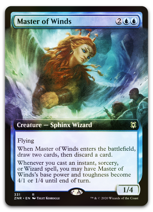 Master of Winds (Extended Art) (Zendikar Rising)