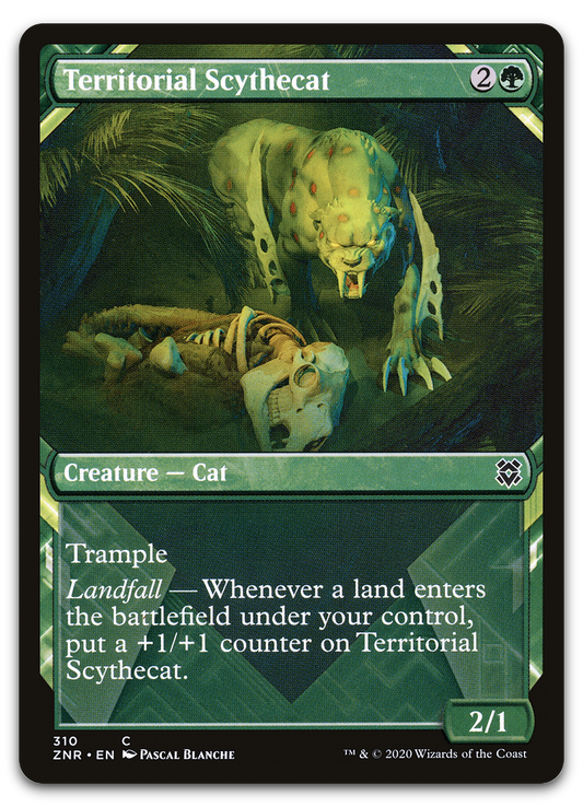 Territorial Scythecat (Showcase) (Zendikar Rising)