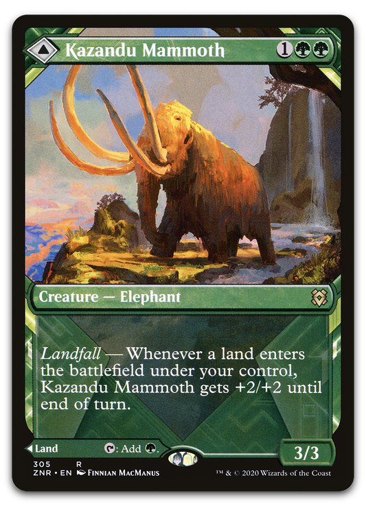 Kazandu Mammoth (Showcase) (Zendikar Rising)