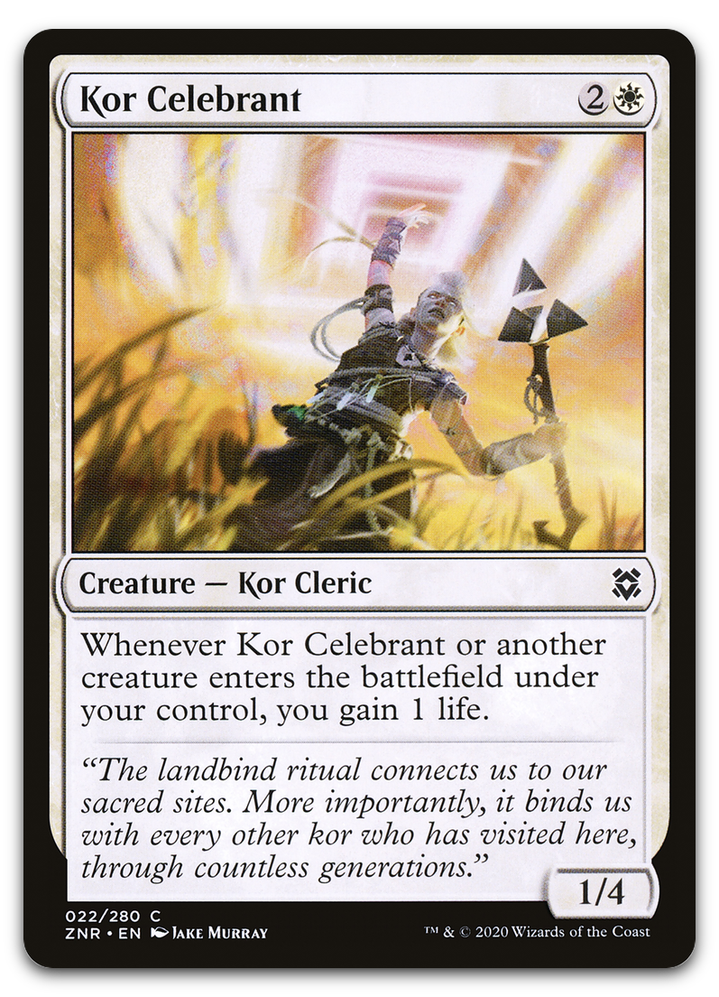 Kor Celebrant (Zendikar Rising)