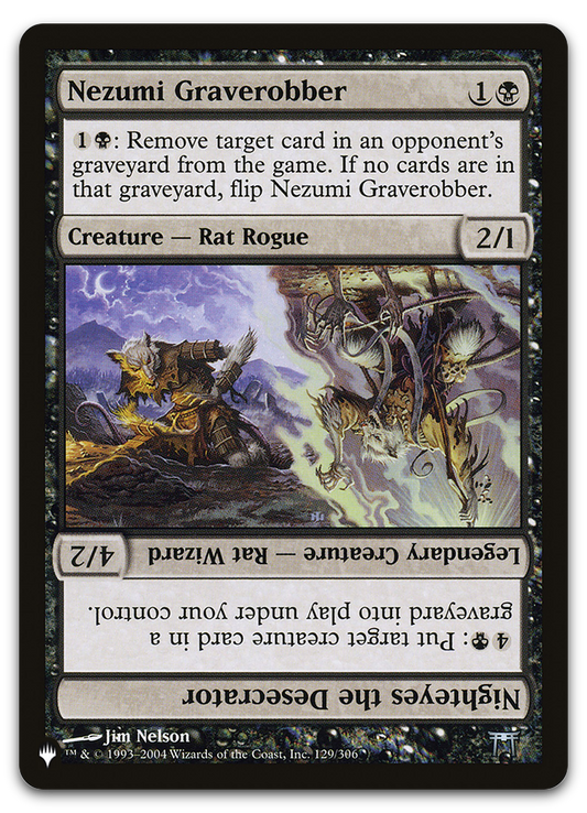 Nezumi Graverobber // Nighteyes the Desecrator (The List Reprints)