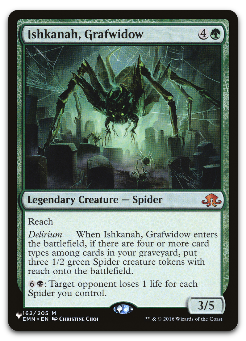 Ishkanah, Grafwidow (The List Reprints)
