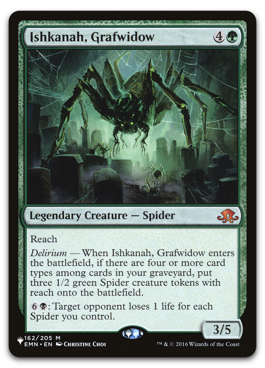 Ishkanah, Grafwidow (The List Reprints)