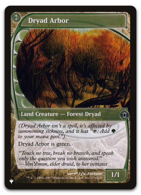 Dryad Arbor (The List Reprints)