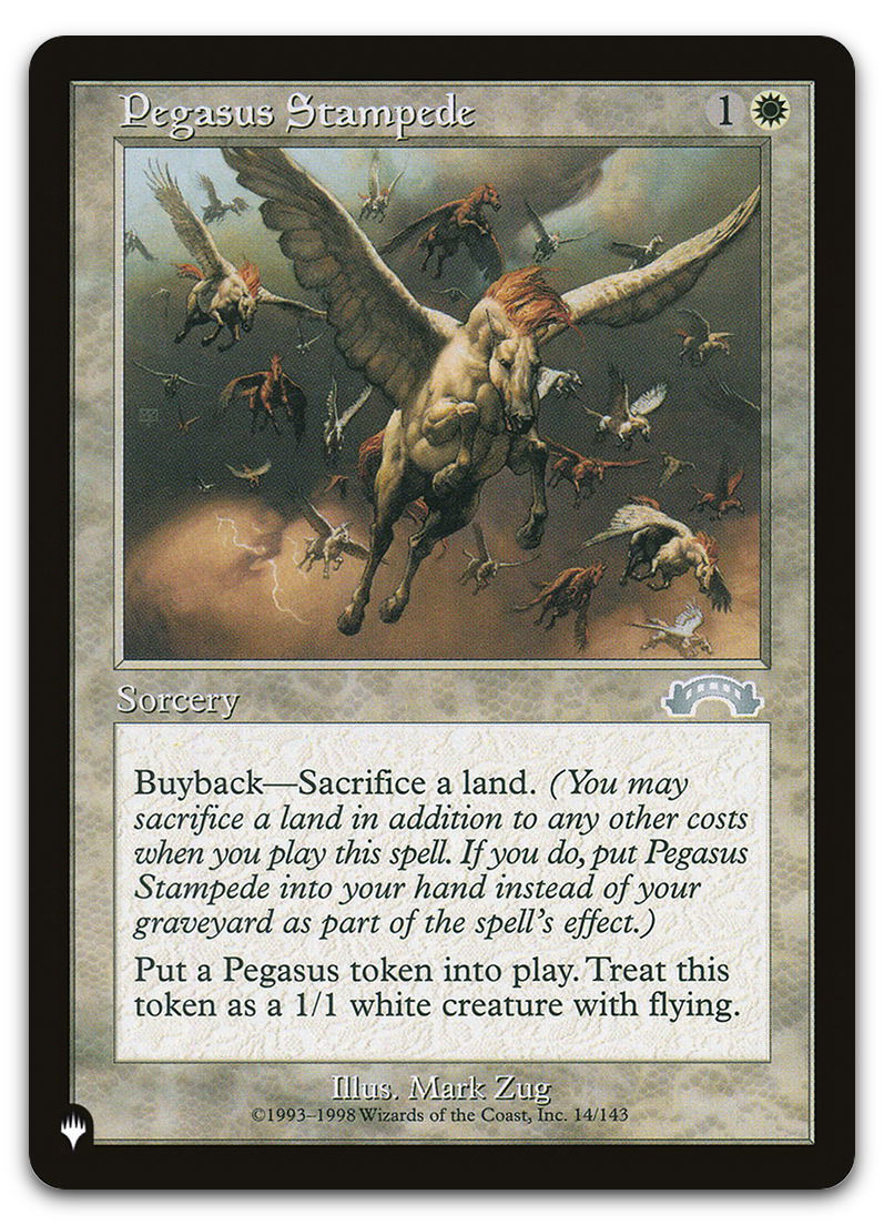Pegasus Stampede (The List Reprints)