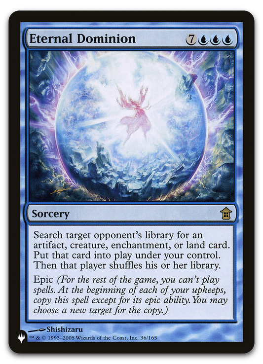 Eternal Dominion (The List Reprints)