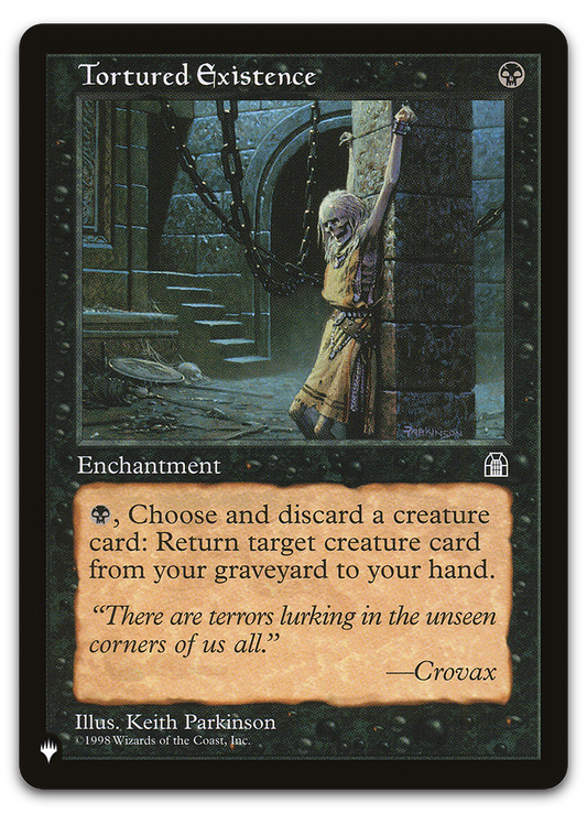 Tortured Existence (The List Reprints)