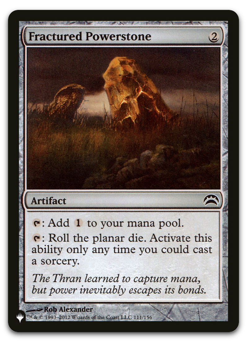 Fractured Powerstone (The List Reprints)