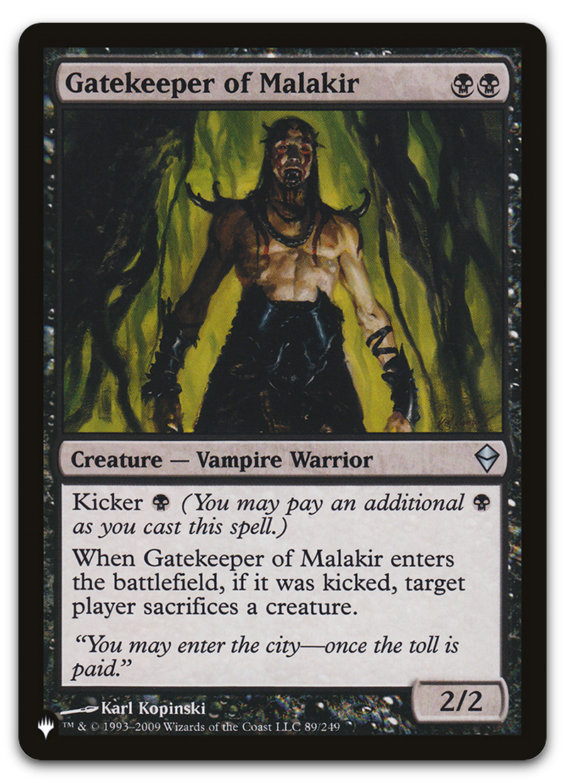 Gatekeeper of Malakir (The List Reprints)