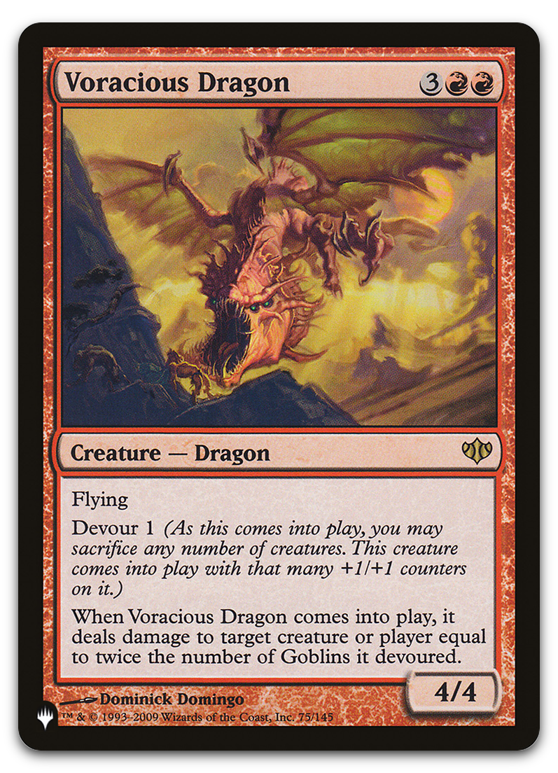 Voracious Dragon (The List Reprints)