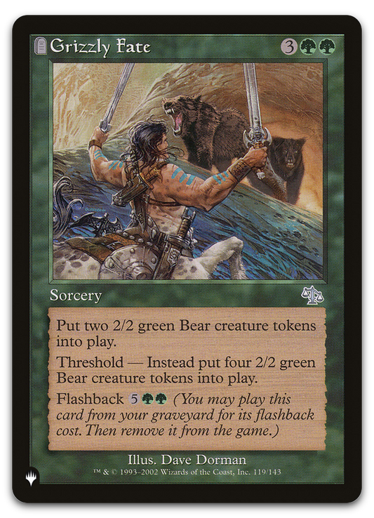 Grizzly Fate (The List Reprints)