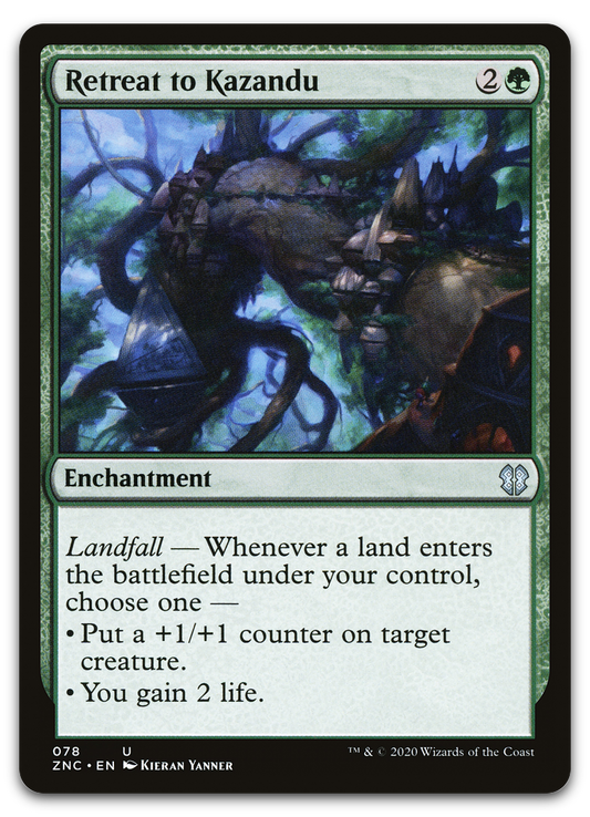 Retreat to Kazandu (Commander: Zendikar Rising)