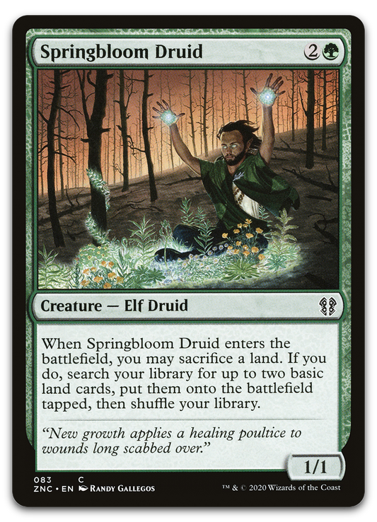 Springbloom Druid (Commander: Zendikar Rising)