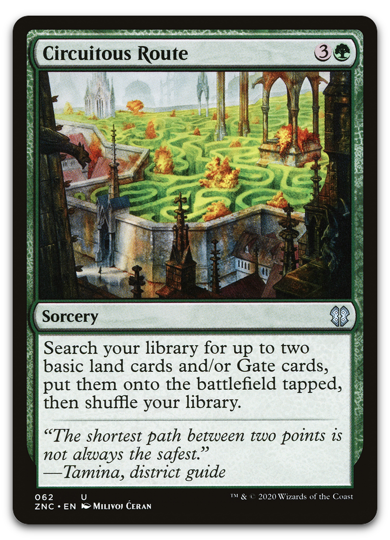Circuitous Route (Commander: Zendikar Rising)