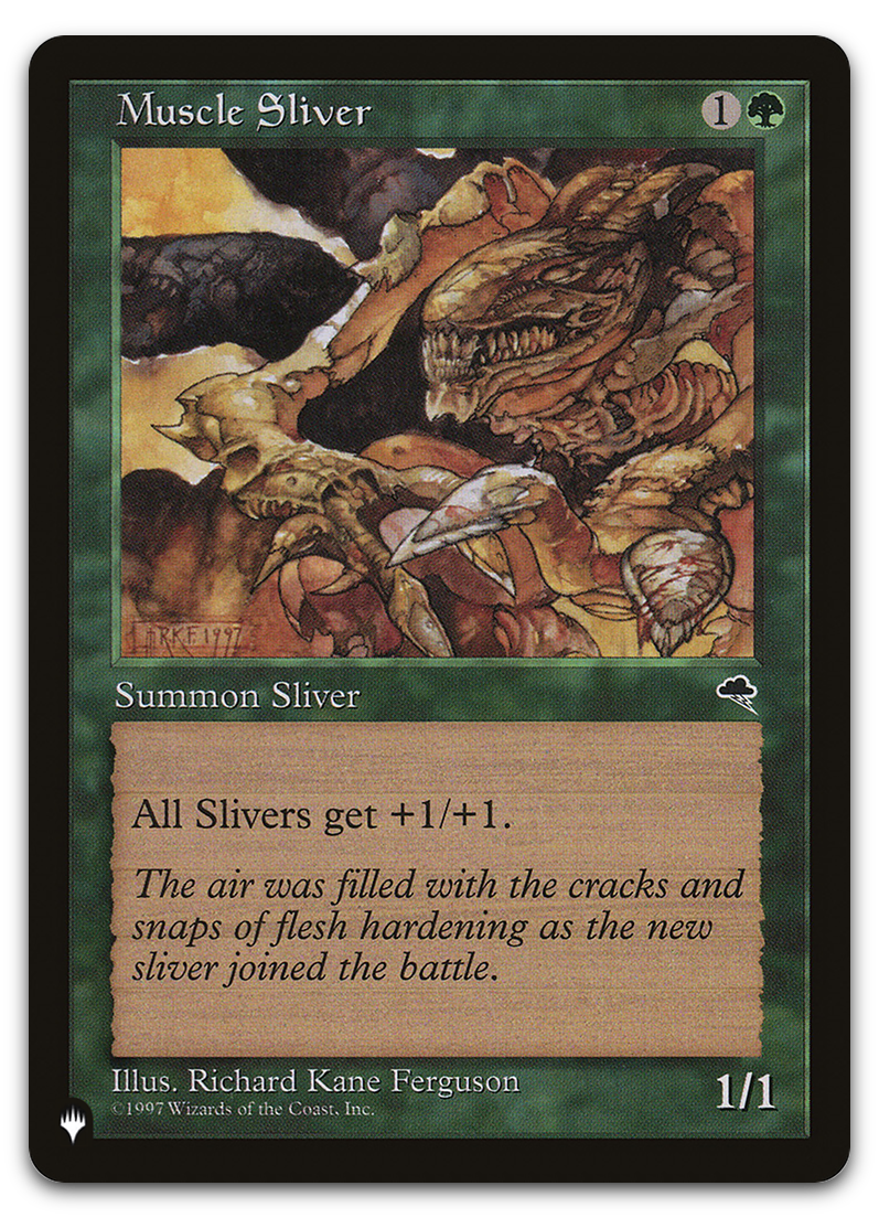 Muscle Sliver (The List Reprints)