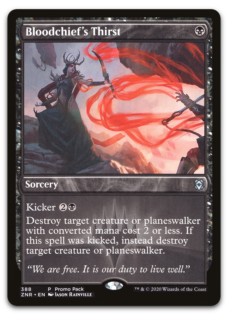 Bloodchief's Thirst (Promo Pack: Zendikar Rising)