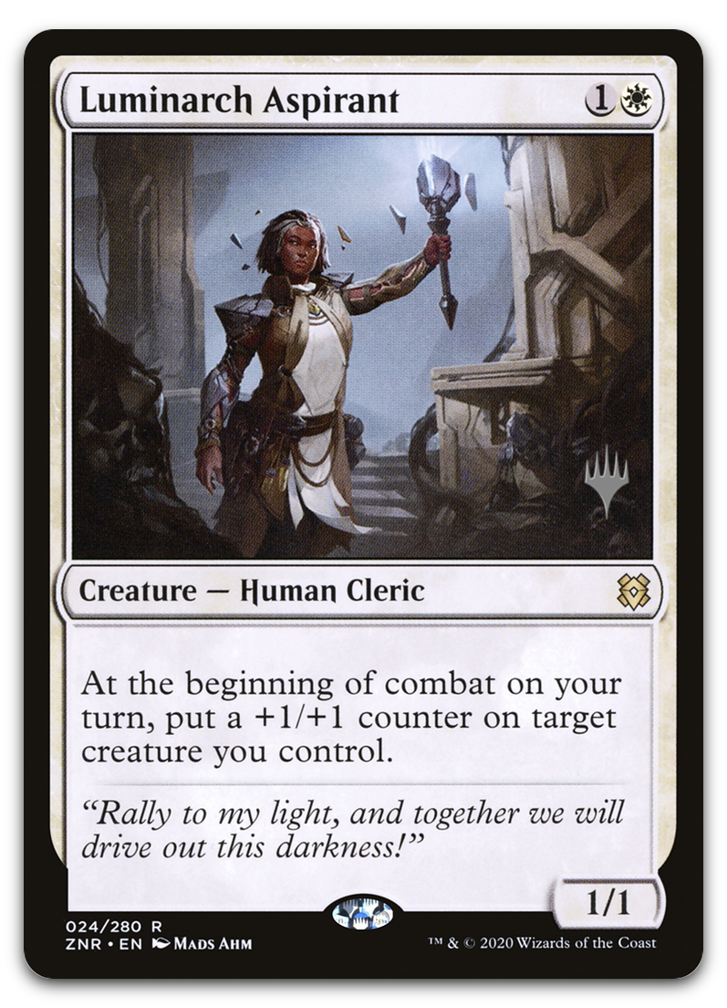 Luminarch Aspirant (Promo Pack: Zendikar Rising)