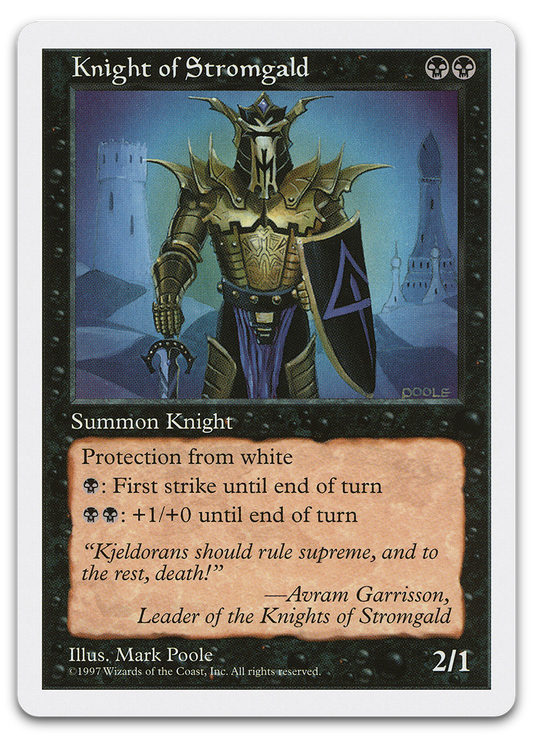 Knight of Stromgald (Fifth Edition)