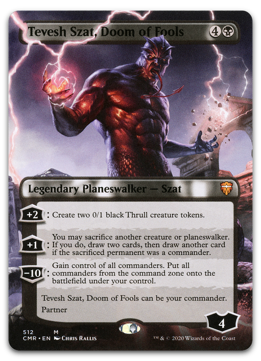 Tevesh Szat, Doom of Fools (Borderless) (Commander Legends)