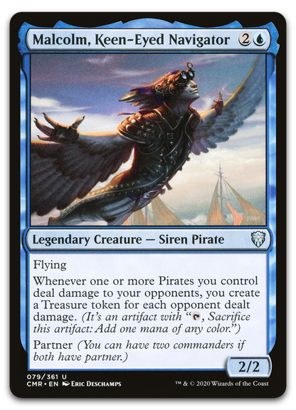Malcolm, Keen-Eyed Navigator (Commander Legends)