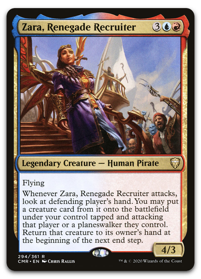 Zara, Renegade Recruiter (Commander Legends)