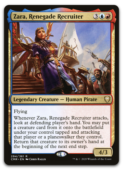 Zara, Renegade Recruiter (Commander Legends)