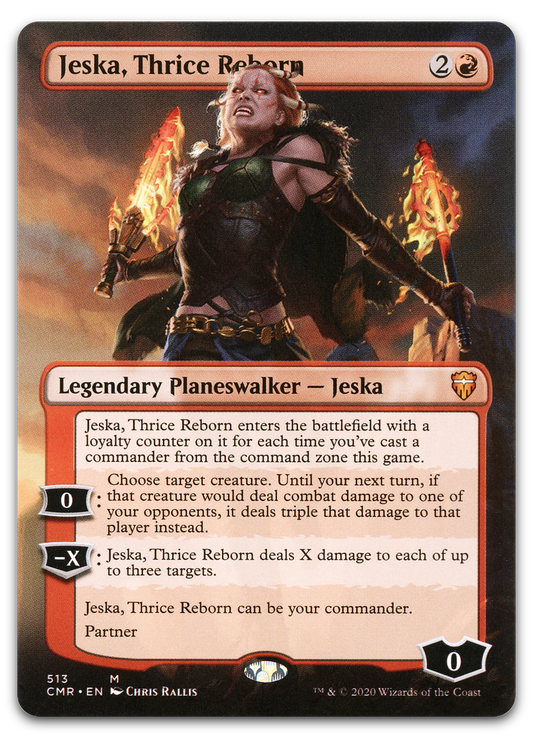 Jeska, Thrice Reborn (Borderless) (Commander Legends)