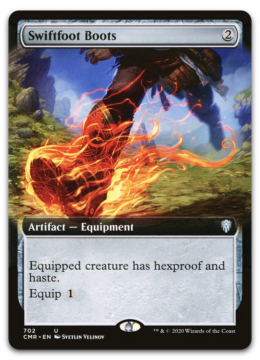 Swiftfoot Boots (Extended Art) (Commander Legends)