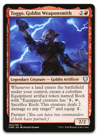 Toggo, Goblin Weaponsmith (Commander Legends)