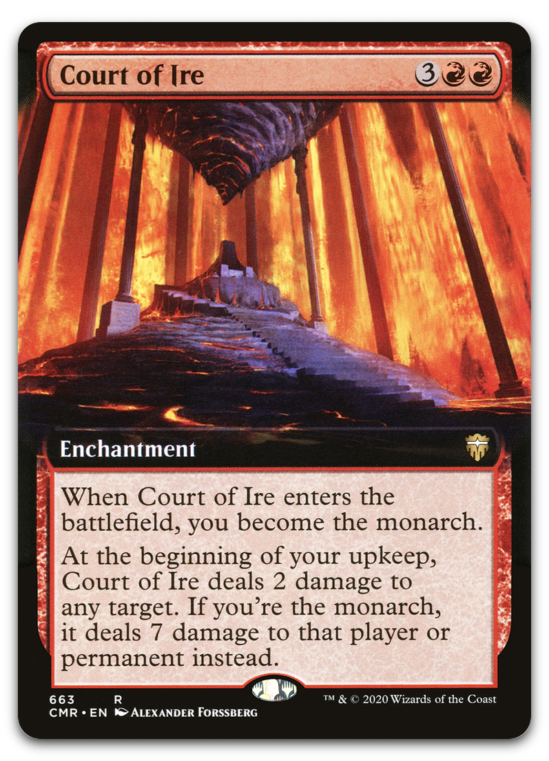 Court of Ire (Extended Art) (Commander Legends)