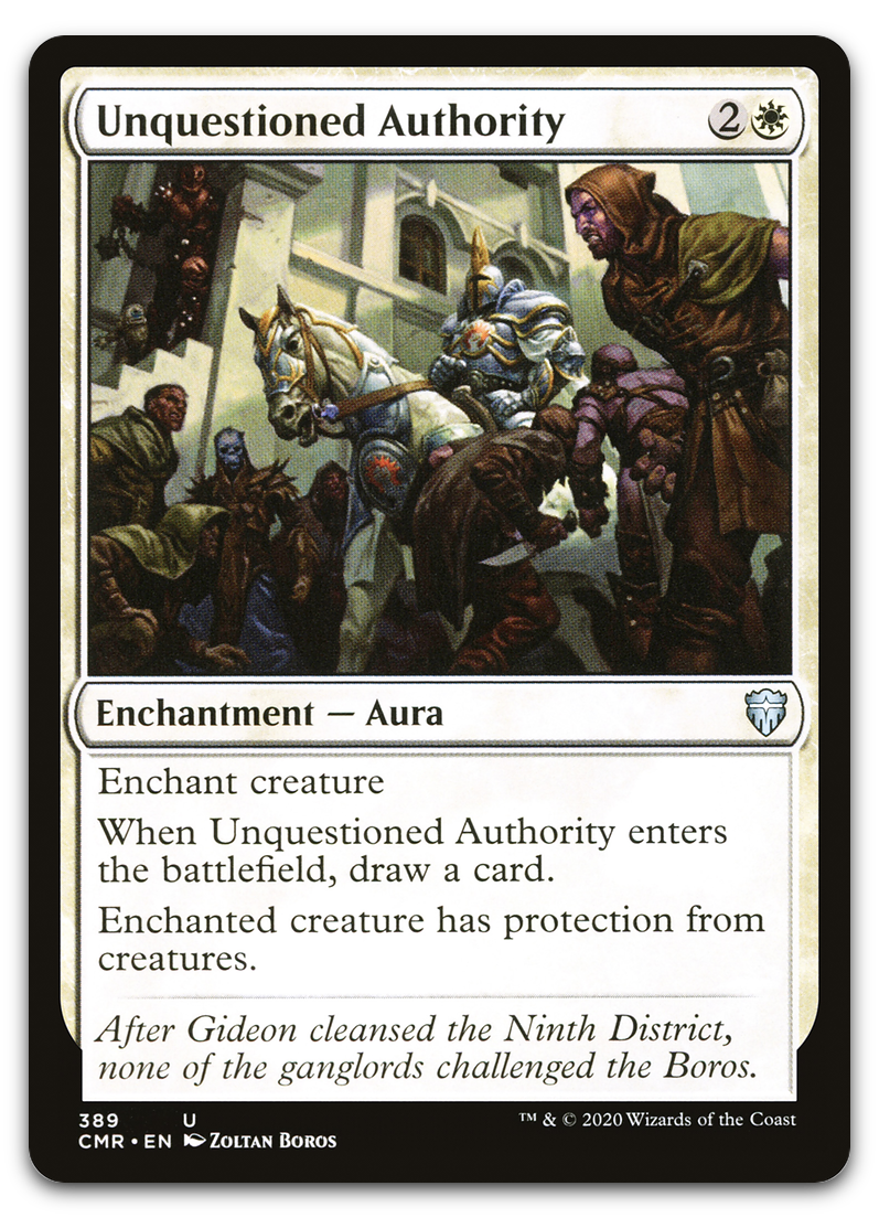 Unquestioned Authority (Commander Legends)