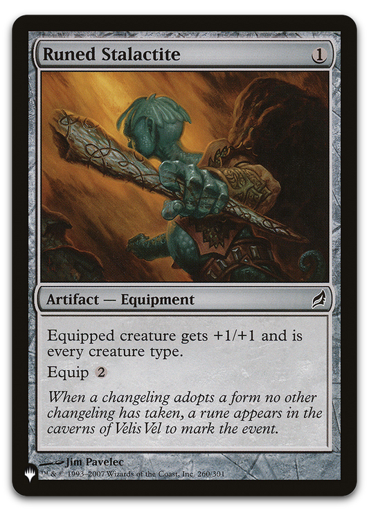 Runed Stalactite (The List Reprints)