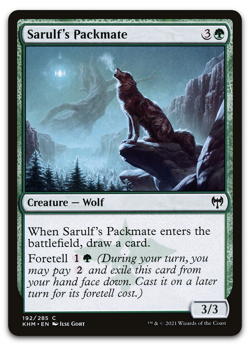 Sarulf's Packmate (Kaldheim)