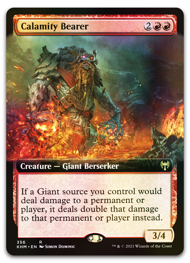 Calamity Bearer (Extended Art) (Kaldheim)