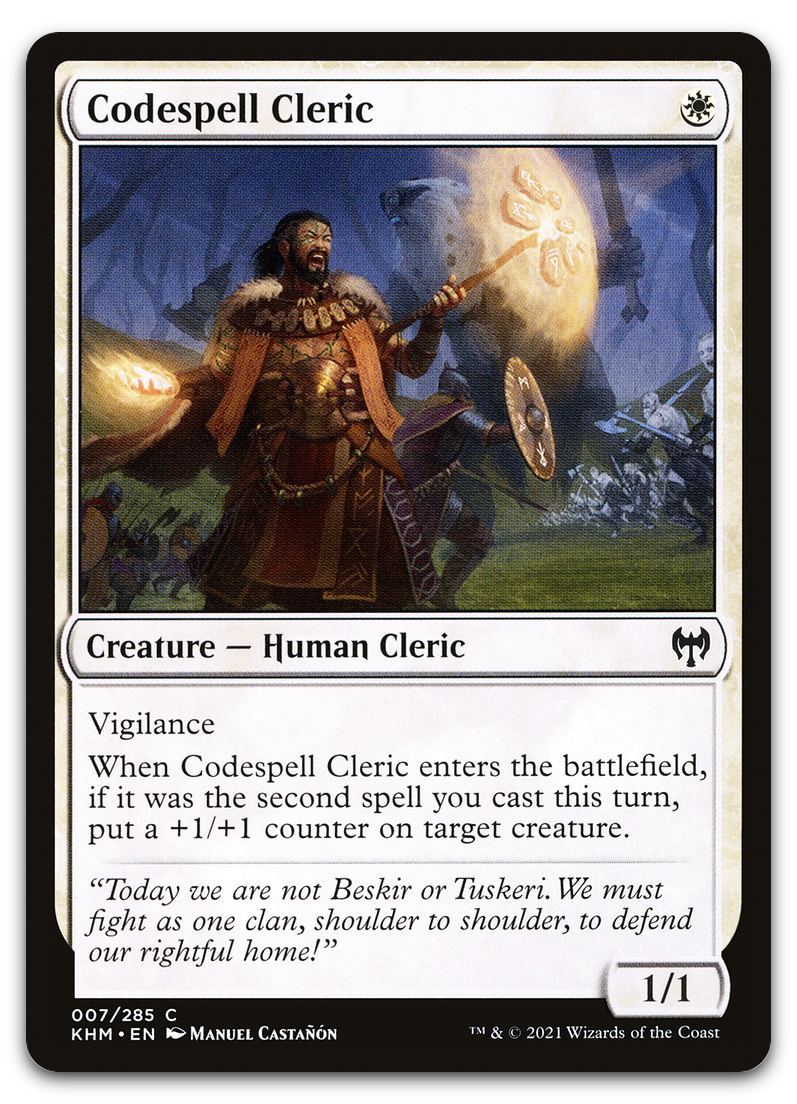 Codespell Cleric (Kaldheim)