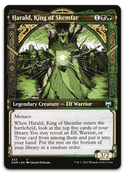 Harald, King of Skemfar (Showcase) (Kaldheim)