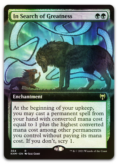 In Search of Greatness (Extended Art) (Kaldheim)