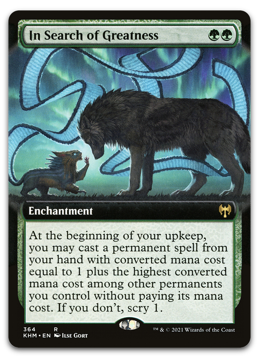 In Search of Greatness (Extended Art) (Kaldheim)