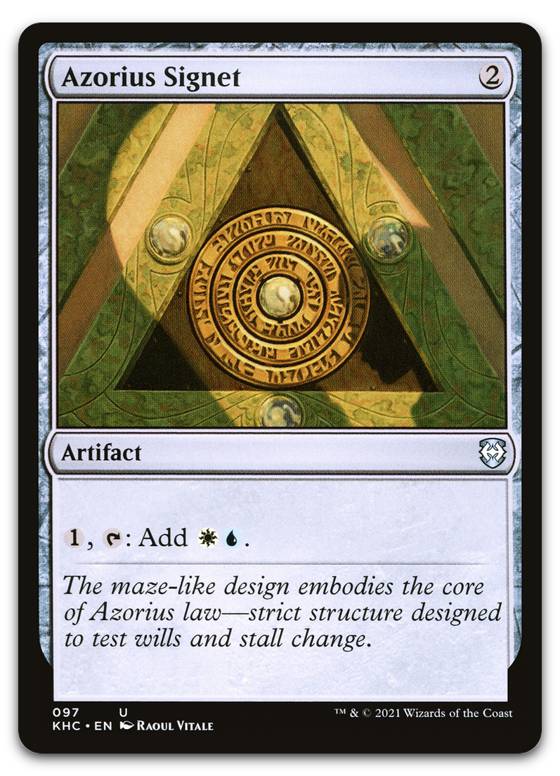 Azorius Signet (Commander: Kaldheim)