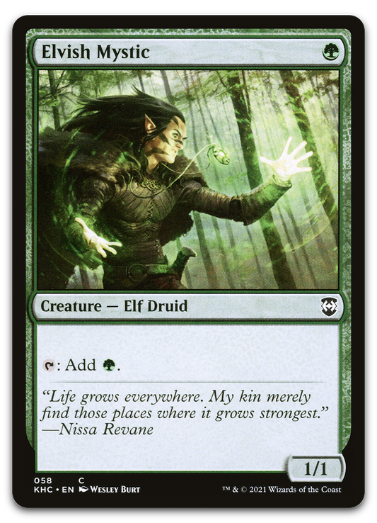 Elvish Mystic (Commander: Kaldheim)