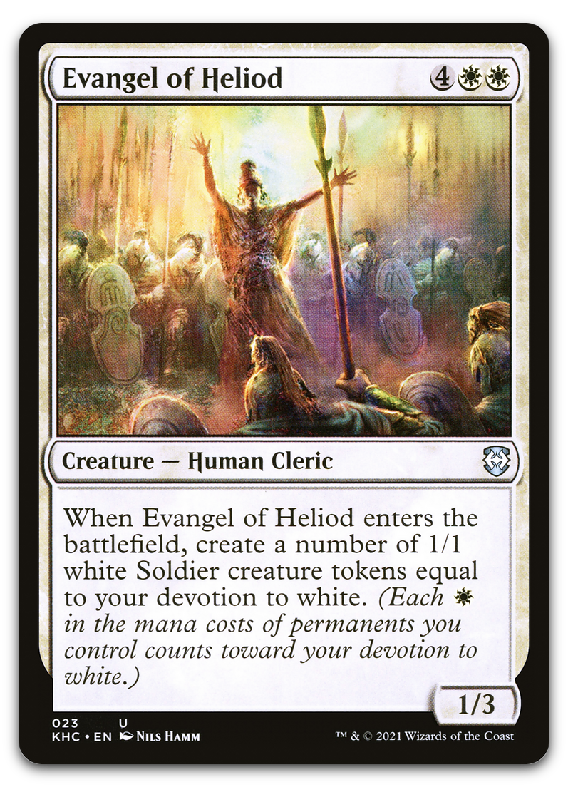 Evangel of Heliod (Commander: Kaldheim)