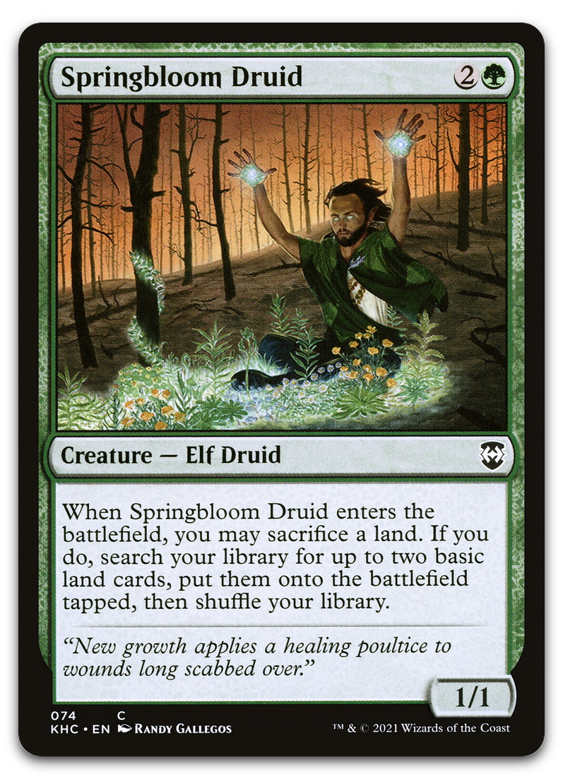 Springbloom Druid (Commander: Kaldheim)
