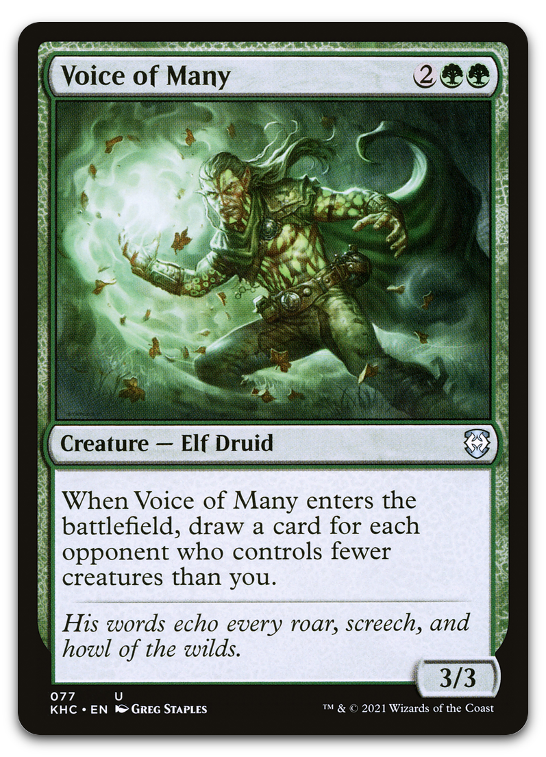 Voice of Many (Commander: Kaldheim)