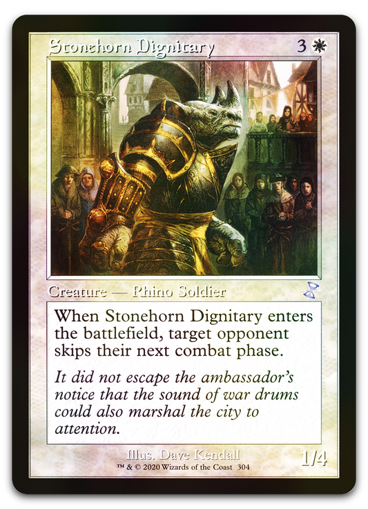 Stonehorn Dignitary (Time Spiral: Remastered)