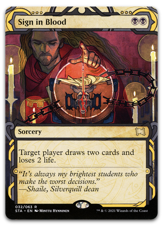 Sign in Blood (Strixhaven: Mystical Archives)